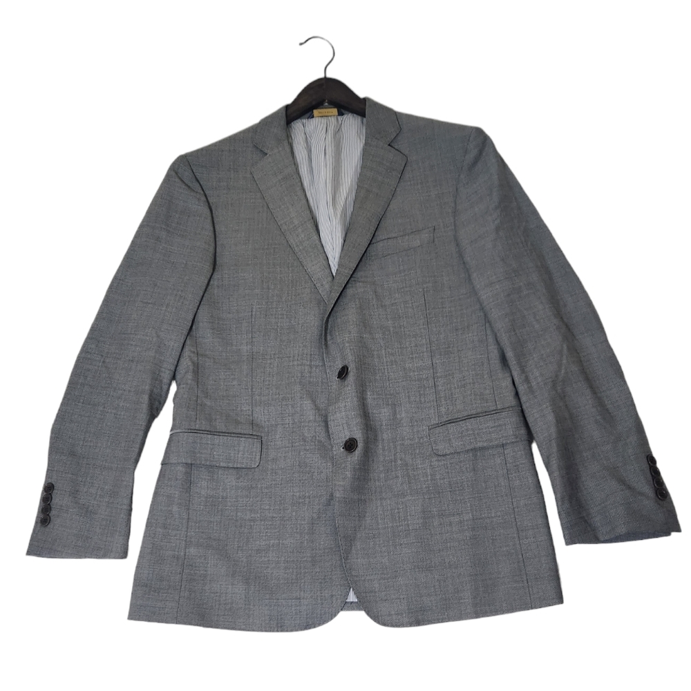 Brooks Brothers Explorer Regent Fit Suit Jacket Blazer Men's 42L Gray Wool Blend